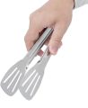Stainless Steel Multifunctional Food Clip Kitchen Tong 9''. 