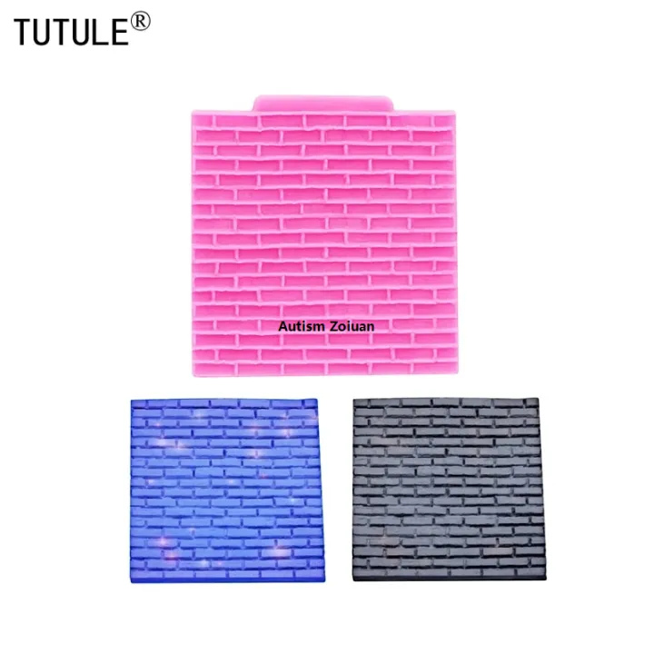 Clay%20polymer%20epoxy%20shaker%20embossing%20mold%20silicone%20decoration%20fudge%20mat%20texture%20castle%20brick%20lattice%20cake%20brick%20DIY%20flexible%20mold%20-%20Image%202