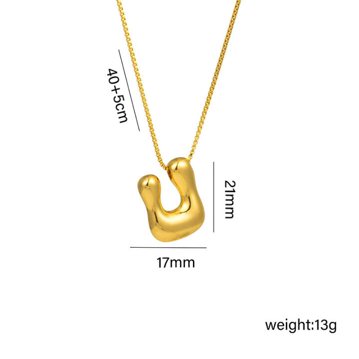 Cross-border%20titanium%20steel%2018k%20real%20gold%20glossy%20balloon%20bubble%20chubby%20cute%20Q%20version%2026%20English%20letter%20pendant%20necklace%20-%20Image%206