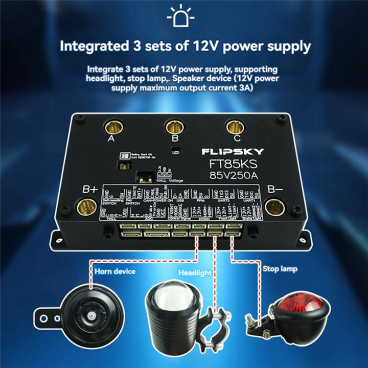 FT85KS%20Brushless%20ESC%20Single%20Drive%2084V%20250A%20Electric%20Scooter%20Controller%20Electric%20Skateboard%20Accessories%20with%20Smart%20Switch%20-%20Image%206