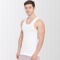 Lux Cozi Men White Sleeveless Aircool Cotton Vest Sando - Fashion | Sando For Men | Men's Wear | Vest |. 