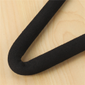 LKPCIGCXM Open End Trouser Hangers Slack Hanger with Non-Slip Foam Coated Black 15-Pack. 