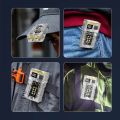Multifunctional Type-C Rechargeable Fluoresce Flashlight Rotatable Head LED Display Camping Work Light Strong Light COB Hat Clip Light Night Running. 