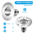 Bathroom Sink Drain Strainers,Small Conical Premium Stainless Steel Porous Hair Catcher, Drainer Filter Easy Install Easy to Use. 
