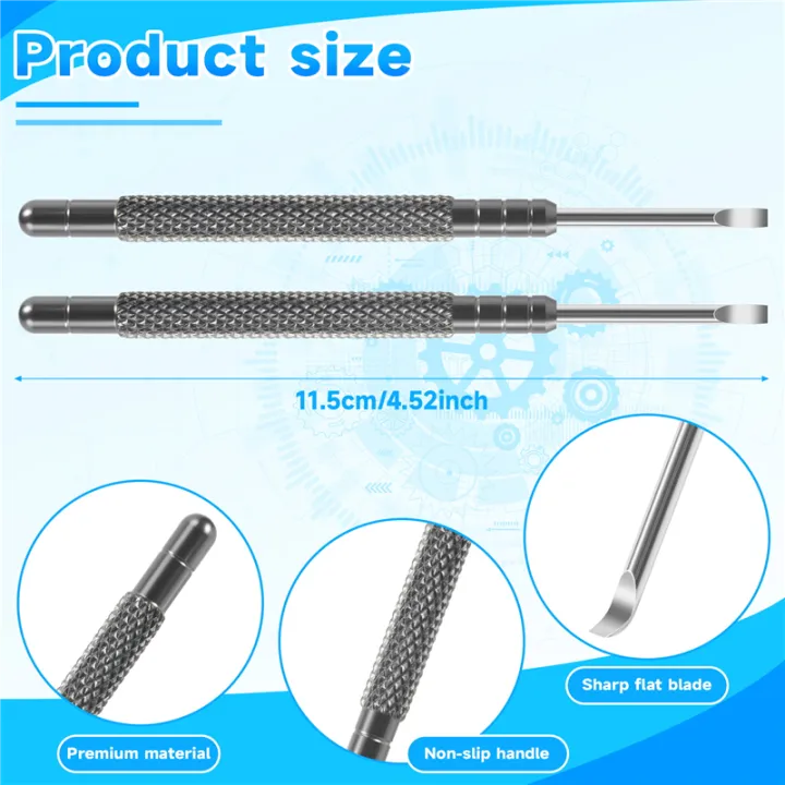 NAMUNY%202%20Pack%20Metal%20Watchmaker%20Repair%20Tool%20Watch%20Hand%20Remover%20Tools%20Levers%20with%20Flat%20Blade%20-%20Image%205
