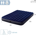 INTEX Dura-Beam® Standard Classic Downy Air Mattress (Pump Included)( 60''x 80'' x 10''). 