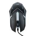 Black RGB Color Light Gaming Mouse. 