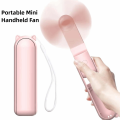 Durable Rechargeable Portable Mini Handheld Fan Adjustable 3 Speed Folding Cooling Hand Fan 2000mAh Cute Small Pocket Fan Camping. 