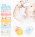 Baby Formula Dispenser Milk Powder Dispenser Portable Milk Box 4 Layer Stackable Milk Powder Formula Container for Travel Camping and Outdoor Activities. 