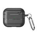 Lereach for AirPods Pro 2 Cover Case Carbon Brazing Cover Resistant Shockproof Full Body Protector Case. 