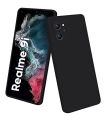 Silicone for Realme 9i 4G - Micro fiber inside Case Cover - 360 Degree Protection Back. 