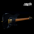 Jet Guitars JS 400 BK G HSS Roasted Maple Gold Hardware Black w/ Gigbag. 