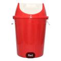 Sathi Red Plastic Swing Bin 40 Ltr. 