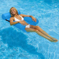 OYPFXMI Pool Float Chair, Adult Inflatable Pool , Foldable Portable Float Seat, Pool Summer Water Fun Blue. 