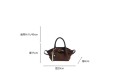 Pebbles Nepal | Classic 90s Minimalist Shoulder Bag | Aesthetic Small Side Bag with Silk Scarf & Plushie Charm | Retro Baguette Handbag for Women. 