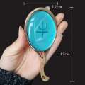 Anime Moon Neptune Cosmetic Cosplay Mini Metal Handheld Makeup Children Gift Vanity Small Mirror Pocket. 