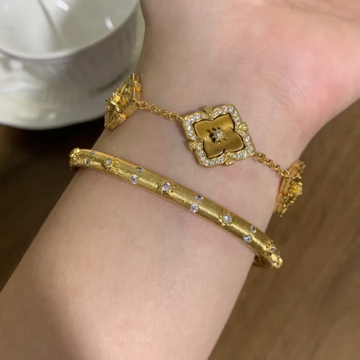 %E3%80%90Exclusive%20Offer%E3%80%91Italian%20Cloth%20Qi%20Latiras%20Bracelet%20Women's%20Stacked%20Tiger%20Eye%20Four-leaf%20Clover%20Bracelet%20Vintage%20Maillard%20Style%20-%20Image%202