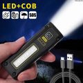 WeihonghunfeiSSD 1Pcs Power Mobile High Power Light Work Flashlight COB Mini Hot Selling Multifunctional Portable Rechargeable Strong Magnet LED Flashlight Strip Fashion. 