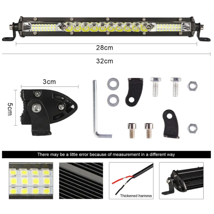 12%20Inch%20LED%20Light%20Bar%20LED%20Work%20Roof%20Lights%20Bar%2012V%2024V%20Flood%20Spot%20Beam%20Driving%20Lamps%20Offroad%20SUV%20Truck%20-%20Image%204