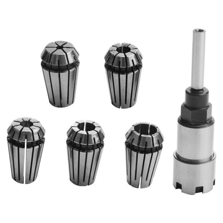1/4 Inch Shank ER16 Router Collet Adapter Extension Chuck Rod Engraving ...