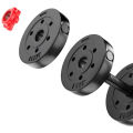 SPN-s Adjustable Dumbbell Set - 20 kg Home Gym Equipment | 2 In 1 Extendable Rod Dumbbell Set | Home Gym Accessories. 