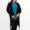 Black Net Long Outer (Shrug) For Women. 