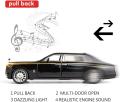 Rolls Royce Phantom Alloy Metal Pull Back Car Scale Model Openable Doors with Sound Light Mini Auto Toy car. 