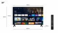 TCL 43 Inch FHD LED Google TV with Big Memory & Massive Content, Google Assistant Built-in, Micro Dimming technology, Dolby Audio, HDR10, Metallic Bezel-less Design 43S5400. 