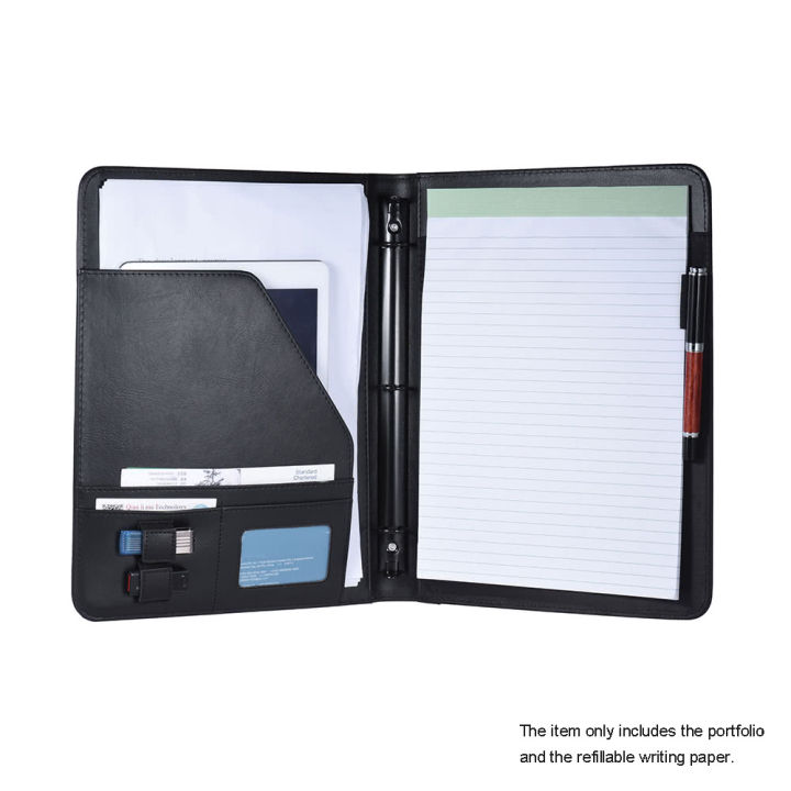 Professional%20Business%20Padfolio%20A4%20Leather%20orter%20-%20Image%203