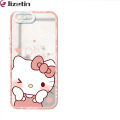 Jizetin for OPPO A3S / A12E / Realme C1 Back Cover Transparent Cute Kitty Soft Phone Case. 