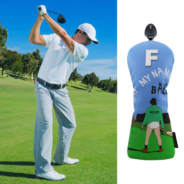 Oufeiton%20Green-friendly%20Golf%20Headcover%20Cartoon%20Print%20Golf%20Club%20Covers%20Set%20for%20Driver%20Fairway%20Woods%20Putter%20Premium%20Faux%20Leather%20Headcovers%20-%20Image%204