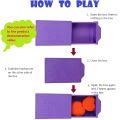 Mystery Magic Purple Magic Box Plastic Trick Performance Magic Disappearing Box Magic Show Props for Kids Teens. 