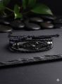 Unisex Vintage Fashion  PU Leather Bracelet. 
