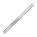 2 Pcs Steel Ruler 12 Inch /30  Cm Long Iron Ruler Stainless Steel Ruler Scale With Conversion Table In 2 Mm. 