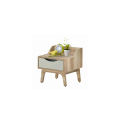 SB Furniture Backus Night Table NT44 - Lindberg Oak/Grey(44x42x46cm). 