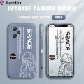 Jizetin for Realme 9 Pro / OnePlus Nord CE 2 Lite 5G Back Cover Space Astronaut Multicolor Square Soft Liquid Silicone Phone Case. 