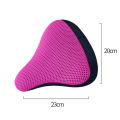Bicycle Saddle 3D Soft Bike Seat Cover Cycling Silicone Seat Cushion Cycling Dounp. 
