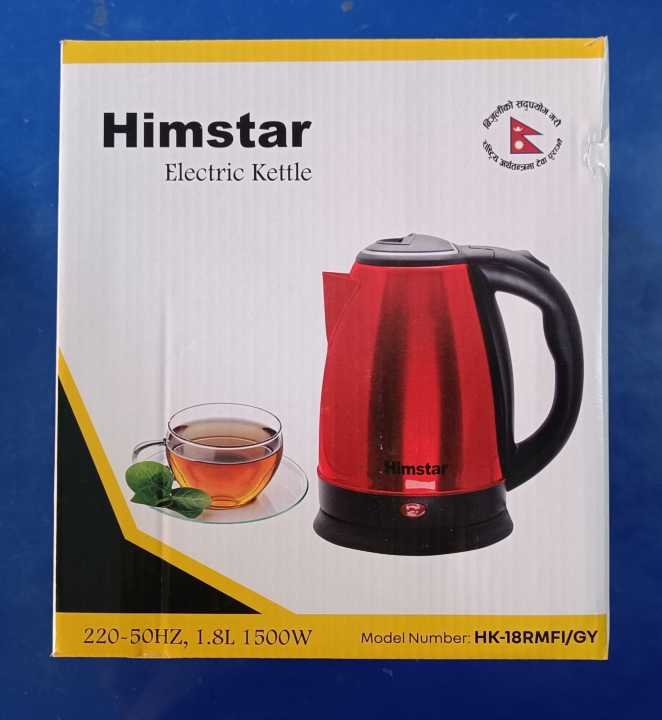 Himstar Electric Kettle 1.8 Ltr (HK-18RMFI-GY)
