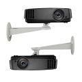 2X Mini Projector Wall Mount Universal Metal Projection Rotatable Bracket Holder for YG400 RD805 YG500 GM60 GP9. 