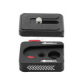 Universal DSLR Camera Gimbal Arca Swiss Quick Release Plate Clamp Quick Switch Kit 1/4”Tripod Slider Mount for Sony Canon Nikon. 