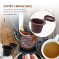 3 Pcs Refillable Reusable Espresso Capsule for Coffee Machine Reusable Capsule Refill Empty Capsule. 