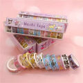 10Pcs Sanrio Washi Tape Set Adorable Kuromi, My Melody & Cinnamoroll Designs Podazz. 