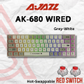 Ajazz AK680 Wired Gaming Keyboard. 