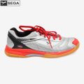 Sega Silver/Red Alpine Badminton Shoes For Men. 