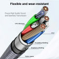 3.5 to Double 6.35 Jack Cable Aux Male to 6.5mm Mono 3.5mm TRS to Dual 6.35mm Y-Splitter Adapter Audio Cable for Mixer Amplifier. 