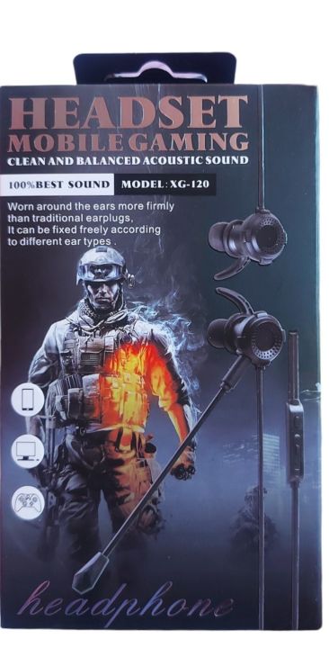 Pubg Mobile Gaming Headset Common Xg-120