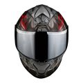 Spyder Spike 2 Full Face Grey Single Visor Helmet With night vision visor. 
