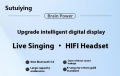Sutuiying Neckband wireless Bluetooth headphones with ultra-long battery life, Hot Selling large screen digital display, sports noise-cancelling S10. 