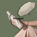 Difutagui Xiaomi Automatic Umbrella Female Women For Girls Gift The Portable Sun Mini Protection Folding Small Rain Windproof UV. 