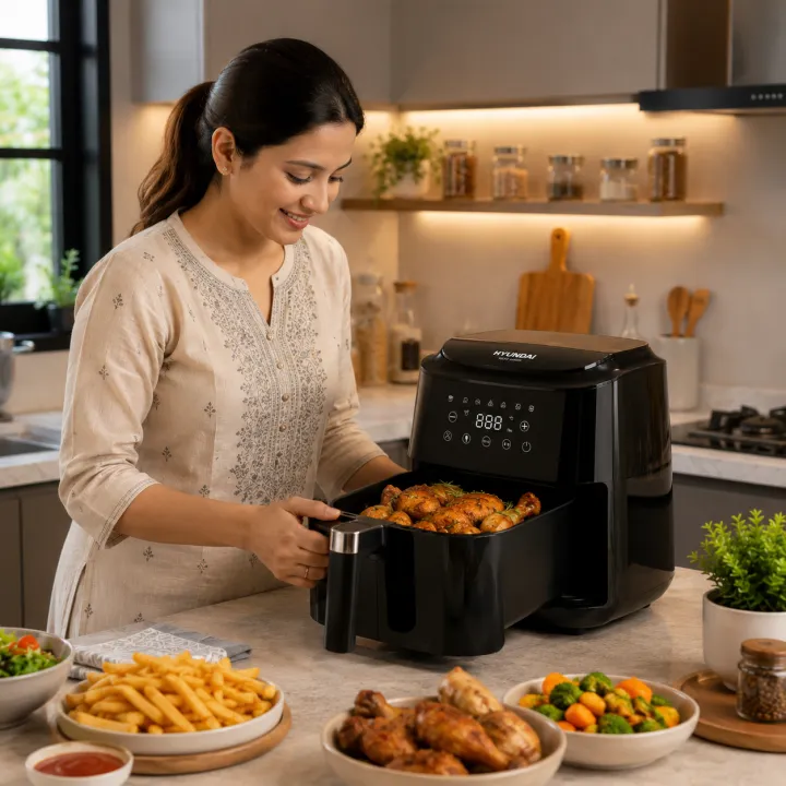 Hyundai%205.6L%20Air%20Fryer%20%7C%20HYAF-56L-D180%20%7C%209%20Auto%20Cooking%20Programs%20%7C%20LED%20Touch%20Control%20%7C%20Rapid%20Hot%20Air%20Technology%20%7C%20Built-in%20Light%20-%20Image%204